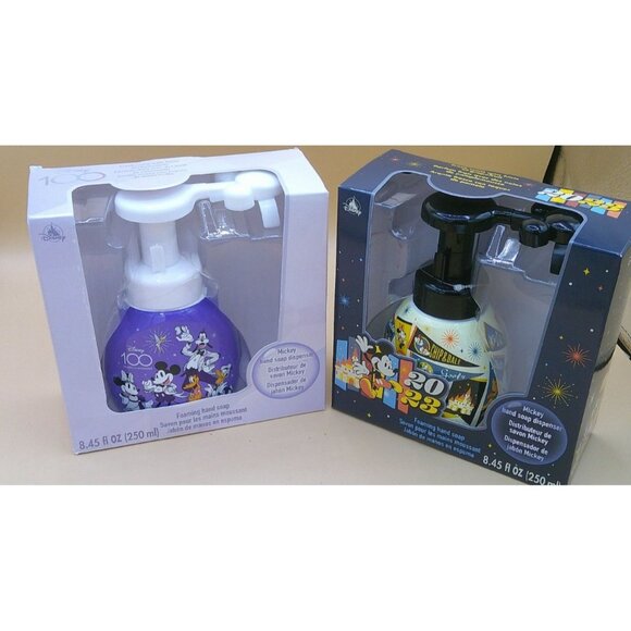 Disney Mickey & Friends Foaming Hand Soap Dispenser 2-Pack 2023 Edition AB13 pp - Picture 1 of 4